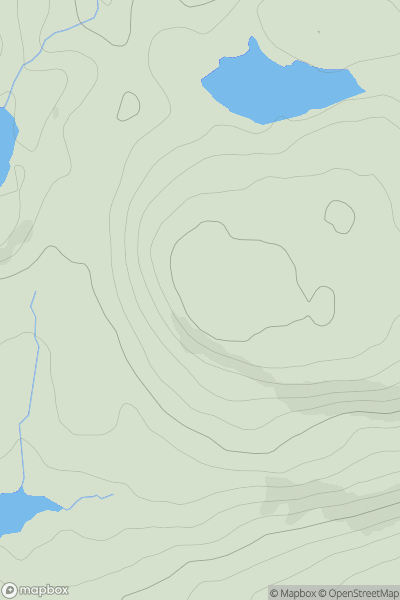 Thumbnail image for Craigmore Hill [Central Scotland from Dumbarton to Montrose] showing contour plot for surrounding peak